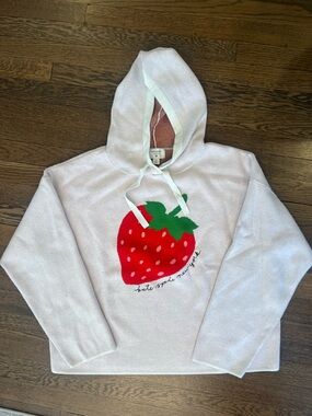 Kate Spade Hoodie with Red Strawberry 2XL